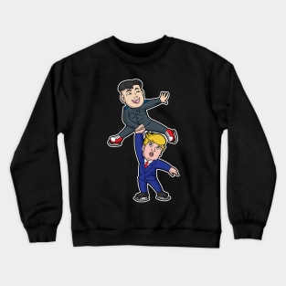 Trump Kim Jong Un Meeting Crewneck Sweatshirt